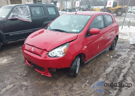 2014 Mitsubishi Mirage De z USA, uszkodzony, nr VIN ML32A3HJ2EH007001